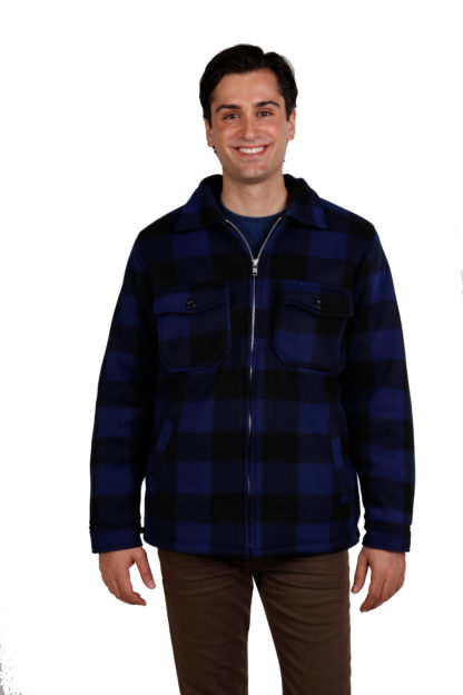 Maxxsel Buffalo Plaid Polar Fleece Jacket (S-5XL) - Maxxsel Apparel Inc