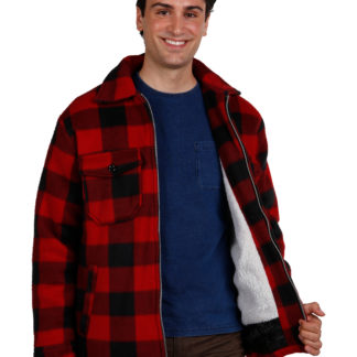 baan het laatste Turbine Maxxsel Buffalo Plaid Polar Fleece Jacket (S-5XL) - Maxxsel Apparel Inc