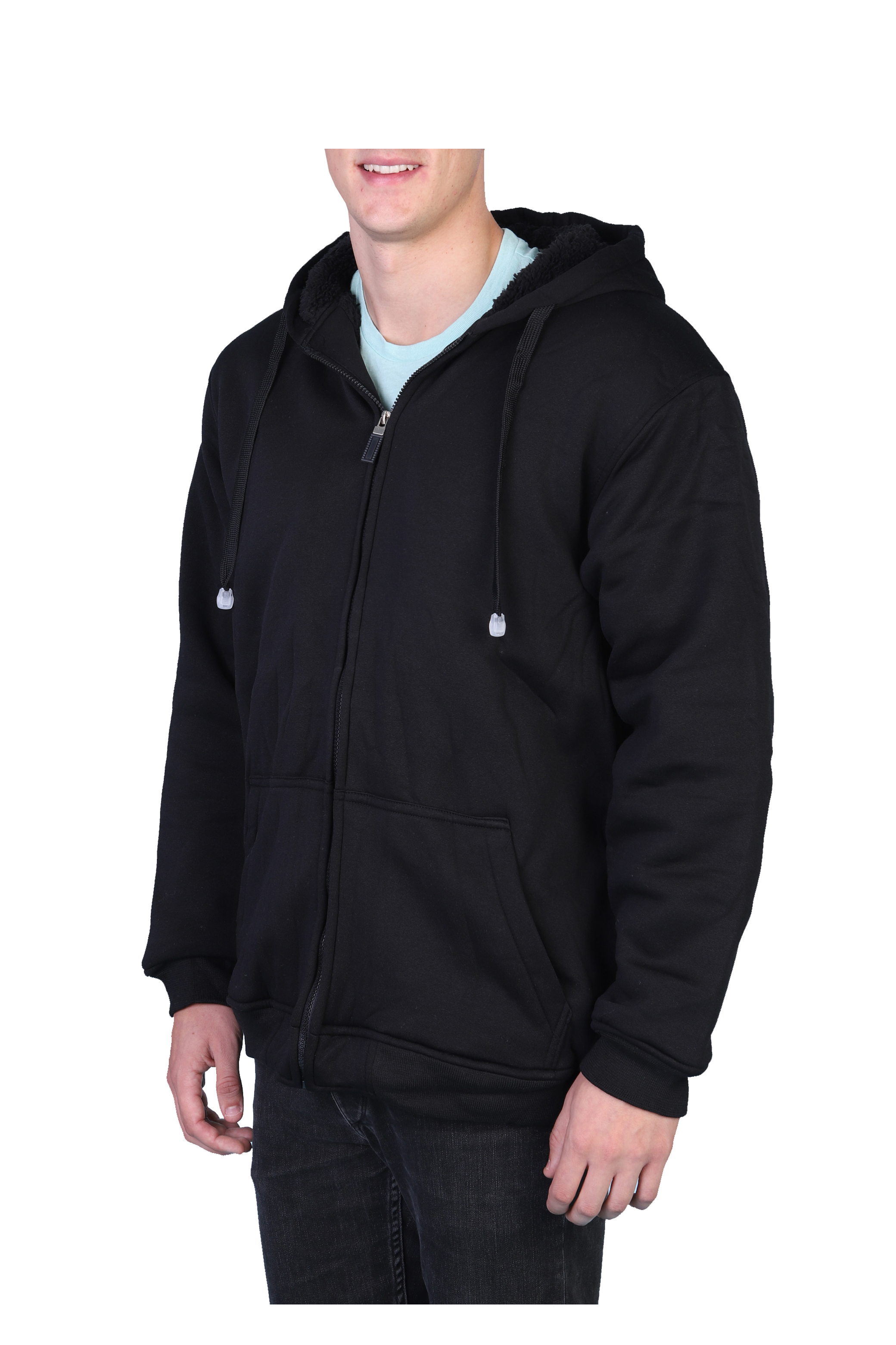 mens big and tall sherpa pullover