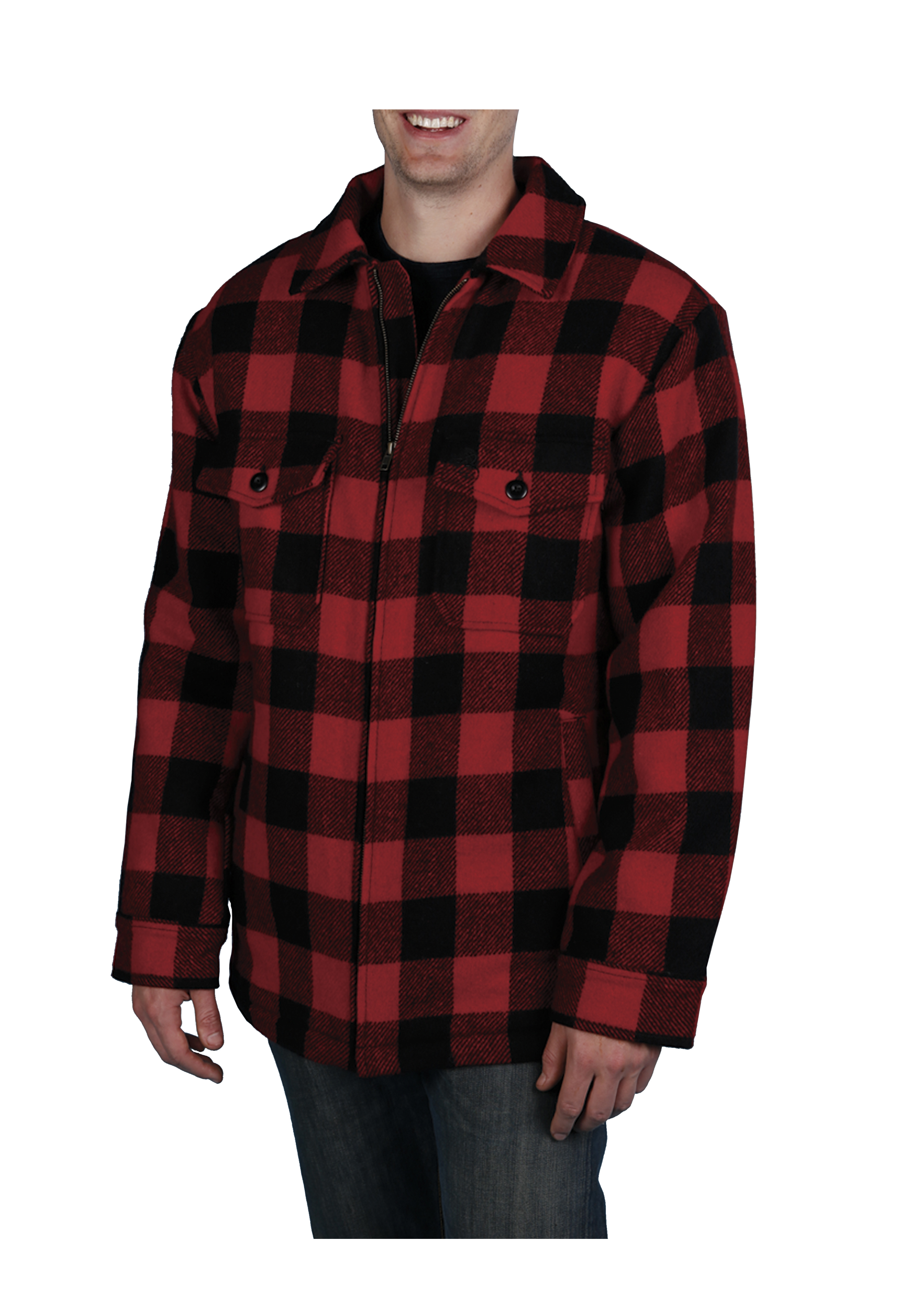 Maxxsel Buffalo Plaid Polar Fleece Jacket (LT-3XLT) Maxxsel Apparel Inc