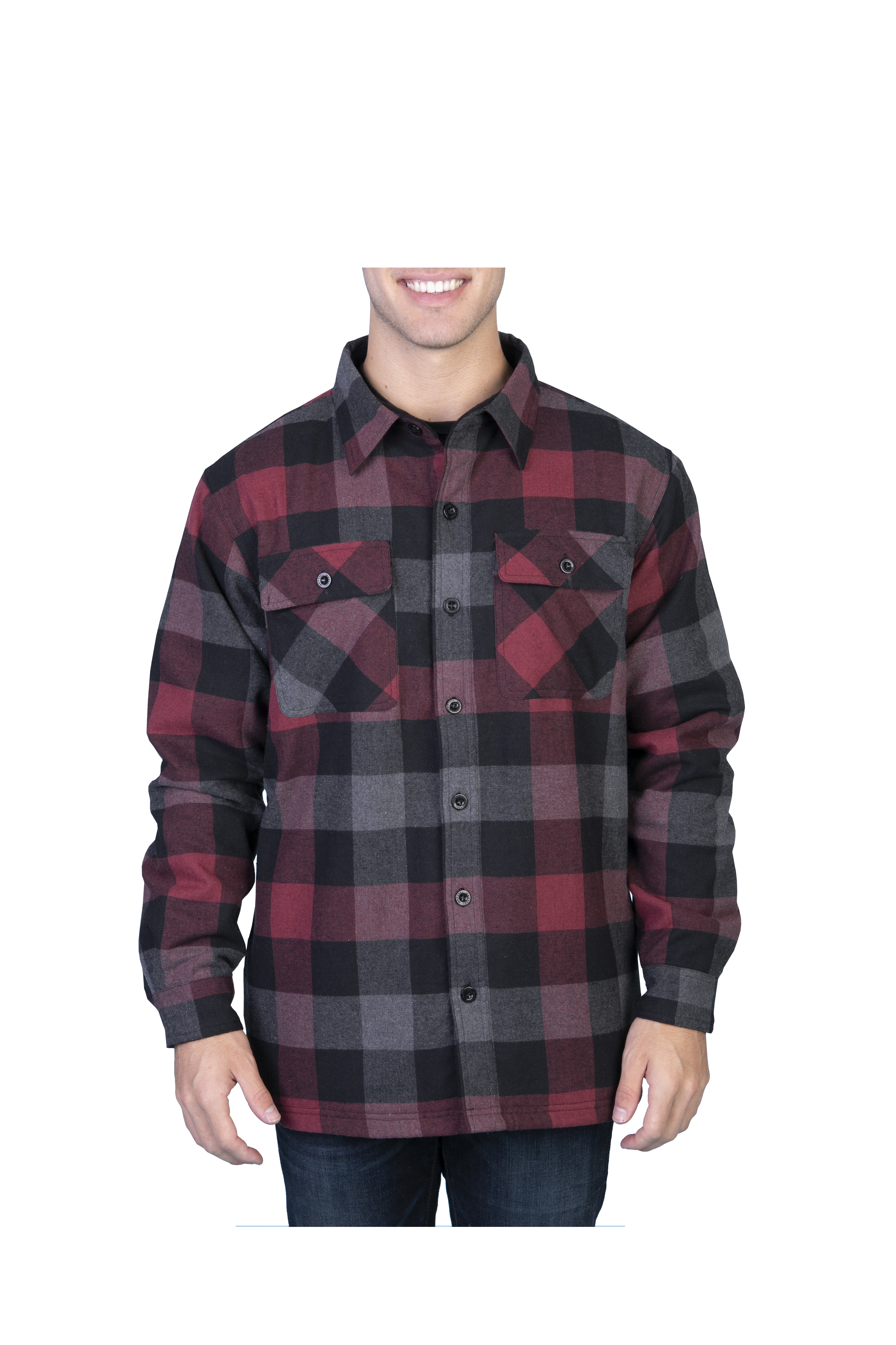 nylon lined flannel shirt
