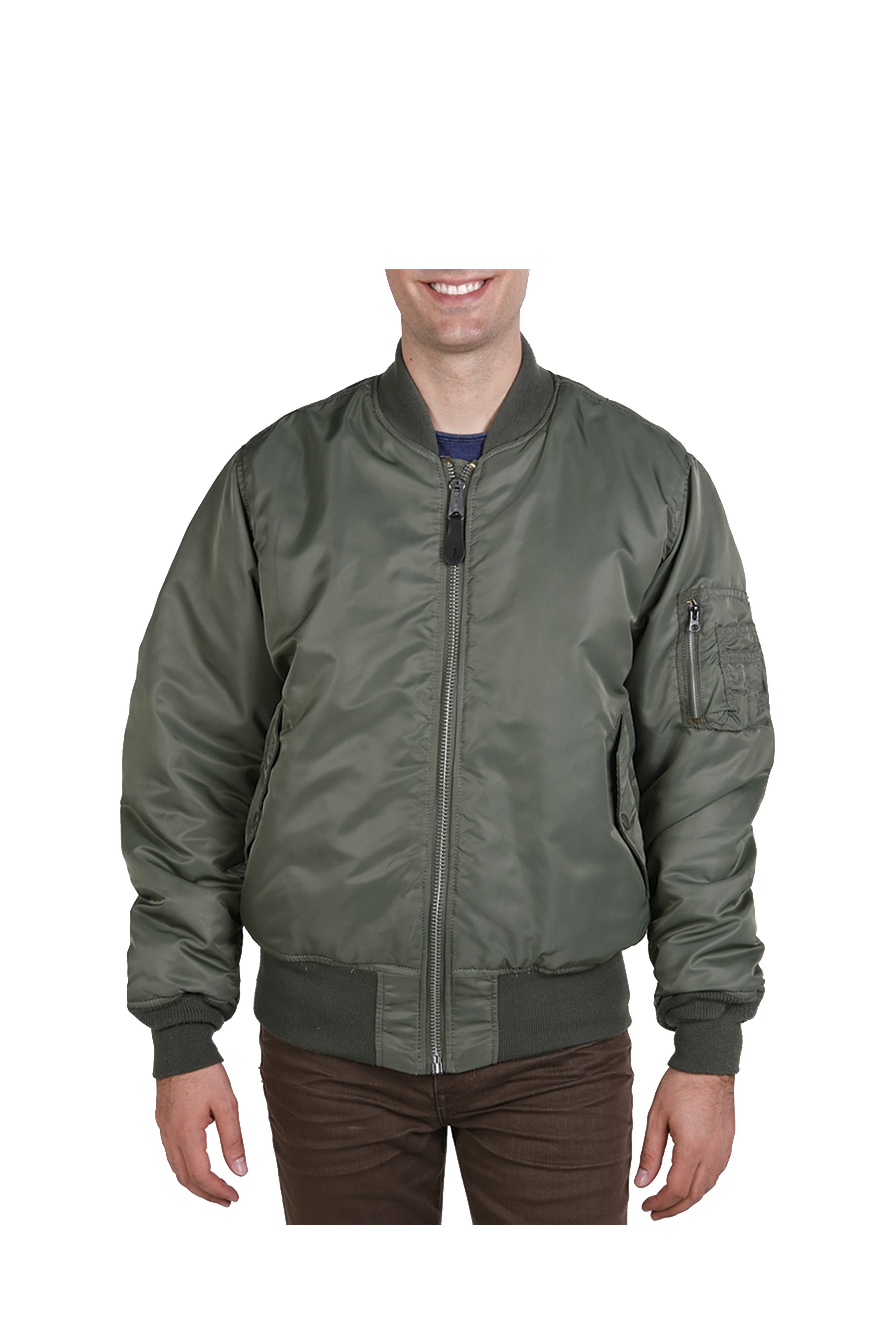 nylon flight jacket